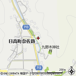 兵庫県豊岡市日高町奈佐路周辺の地図