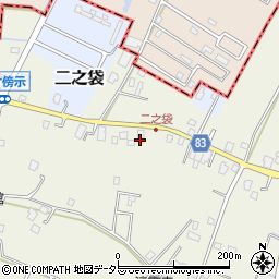 千葉県大網白里市下ケ傍示671-1周辺の地図
