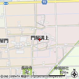 岐阜県岐阜市門屋溝上83周辺の地図