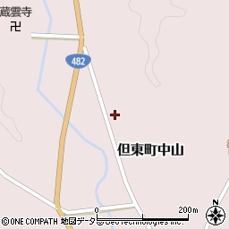兵庫県豊岡市但東町中山1115周辺の地図