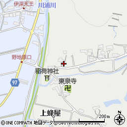 岐阜県美濃加茂市蜂屋町上蜂屋1350周辺の地図