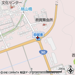 田部東周辺の地図