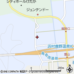 鳥取県鳥取市鹿野町乙亥正265周辺の地図