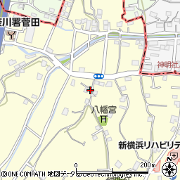 神奈川県横浜市神奈川区菅田町2247周辺の地図