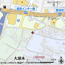 長野県飯田市大瀬木50周辺の地図