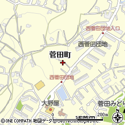 神奈川県横浜市神奈川区菅田町533周辺の地図