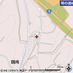 鳥取県東伯郡琴浦町別所388周辺の地図