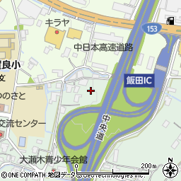 長野県飯田市大瀬木23周辺の地図