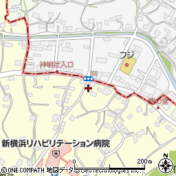 神奈川県横浜市神奈川区菅田町2644周辺の地図