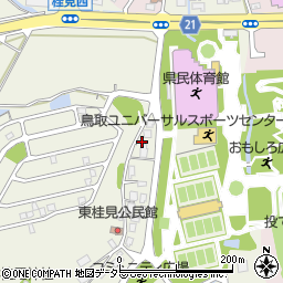 鳥取県鳥取市桂見492周辺の地図