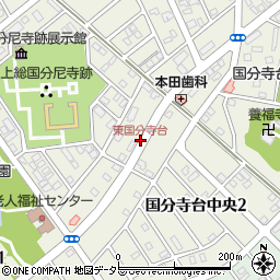 東国分寺台周辺の地図