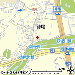 鳥取県鳥取市徳尾周辺の地図