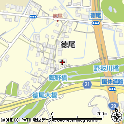 鳥取県鳥取市徳尾周辺の地図
