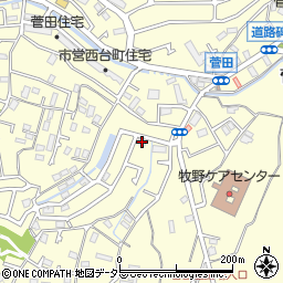 神奈川県横浜市神奈川区菅田町1047周辺の地図