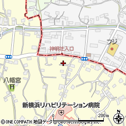 神奈川県横浜市神奈川区菅田町2508周辺の地図