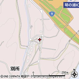 鳥取県東伯郡琴浦町別所386周辺の地図