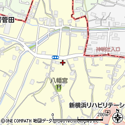 神奈川県横浜市神奈川区菅田町2491周辺の地図