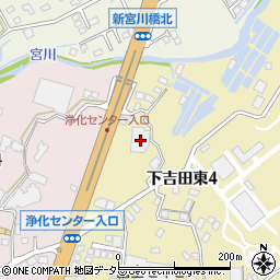 シャンブル富士吉田店周辺の地図