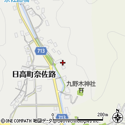 兵庫県豊岡市日高町奈佐路734周辺の地図