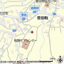 神奈川県横浜市神奈川区菅田町1499周辺の地図