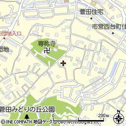 神奈川県横浜市神奈川区菅田町1000周辺の地図
