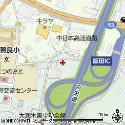 長野県飯田市大瀬木21周辺の地図