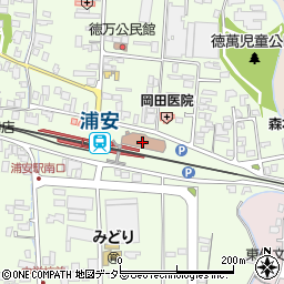 琴浦町生涯学習センター周辺の地図
