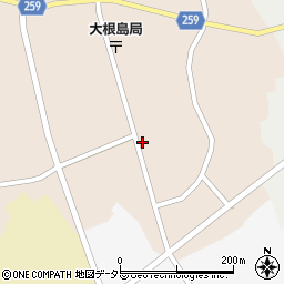 島根県松江市八束町亀尻150周辺の地図