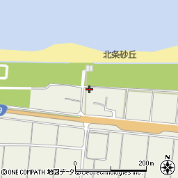 鳥取県東伯郡北栄町西園1702-1周辺の地図