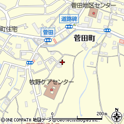 神奈川県横浜市神奈川区菅田町1500周辺の地図