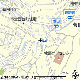 神奈川県横浜市神奈川区菅田町1065周辺の地図