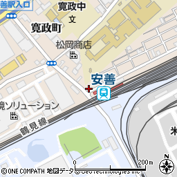 神奈川県横浜市鶴見区寛政町18-8周辺の地図