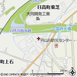 兵庫県豊岡市日高町東芝414-3周辺の地図