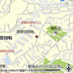 神奈川県横浜市神奈川区菅田町491周辺の地図