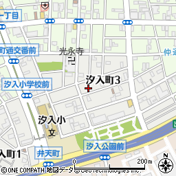 神奈川県横浜市鶴見区汐入町3丁目47-20周辺の地図