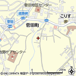 神奈川県横浜市神奈川区菅田町1496周辺の地図