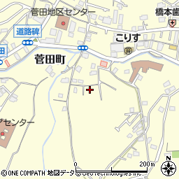 神奈川県横浜市神奈川区菅田町1845周辺の地図