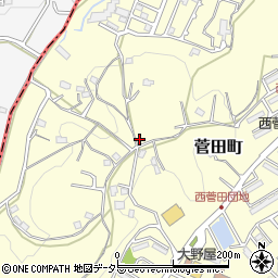 神奈川県横浜市神奈川区菅田町205周辺の地図