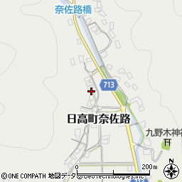 兵庫県豊岡市日高町奈佐路192周辺の地図