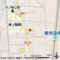 トヨタカローラネッツ岐阜カローラ関店周辺の地図