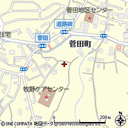 神奈川県横浜市神奈川区菅田町1501周辺の地図