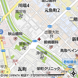 智頭街道商店街振興組合周辺の地図