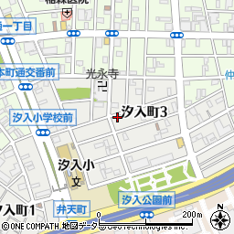 神奈川県横浜市鶴見区汐入町3丁目47-49周辺の地図