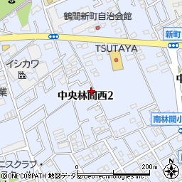 神奈川県大和市中央林間西2丁目周辺の地図
