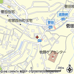 神奈川県横浜市神奈川区菅田町1069周辺の地図