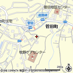 神奈川県横浜市神奈川区菅田町1514周辺の地図