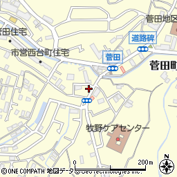 神奈川県横浜市神奈川区菅田町1070周辺の地図