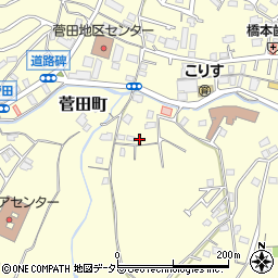 神奈川県横浜市神奈川区菅田町1843周辺の地図