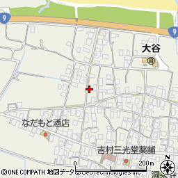 鳥取県北栄町（東伯郡）大谷周辺の地図