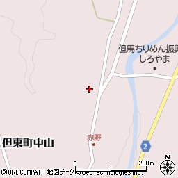 兵庫県豊岡市但東町中山473周辺の地図